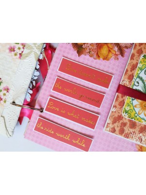 Beautiful Moments Handmade Scrapbook Album