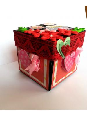 Love and Birthday Bird Cage Explosion Box Love and Birthday Bird Cage Explosion Box