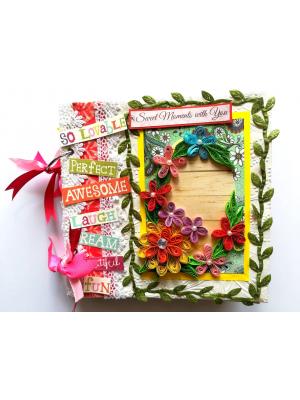Love and Birthday Handmade Scrapbook With Origami folds Love and Birthday Handmade Scrapbook With Origami folds