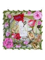 Too Much Love Greeting Card With Sparkling Roses