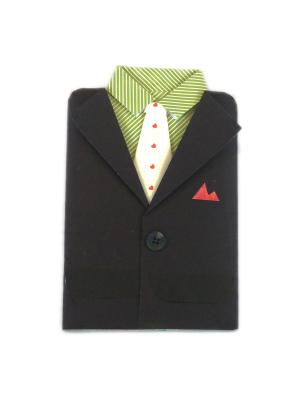 Suit Themed Male Handmade Greeting Card Suit Themed Male Handmade Greeting Card