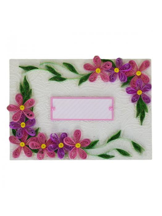 All Pink Corner Greeting Card