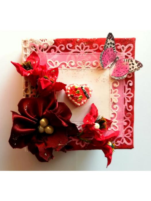 Romantic Love Handmade Scrapbook image