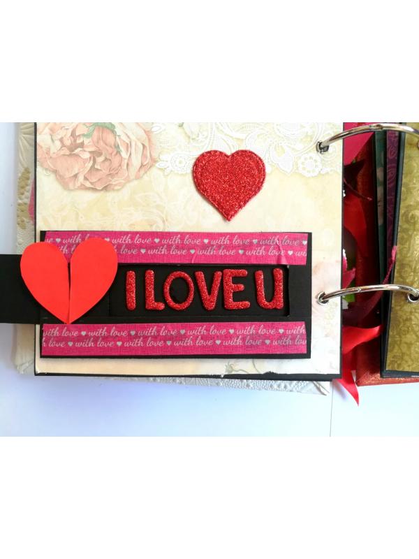 Love and Birthday Handmade Scrapbook image