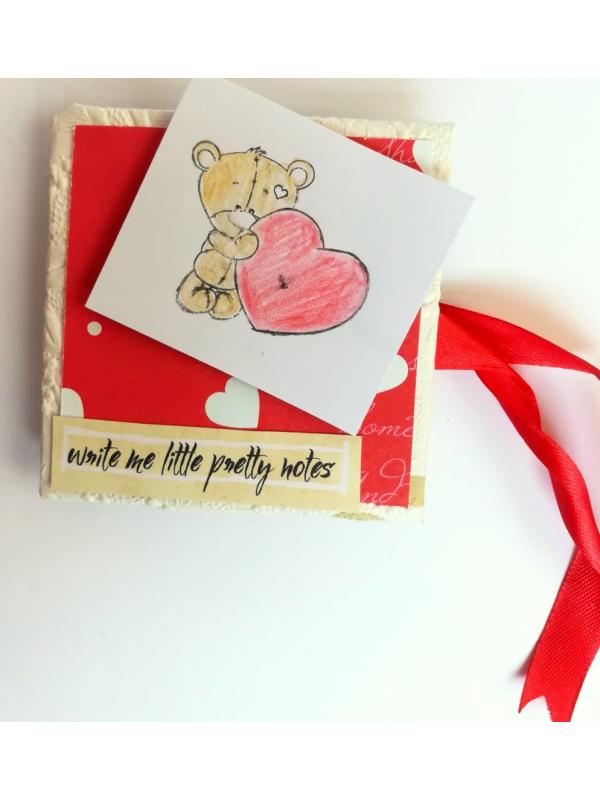 Valentine Handmade Gifts Teddy Hamper image