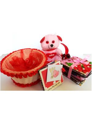 Valentine Handmade Gifts Teddy Hamper Valentine Handmade Gifts Teddy Hamper