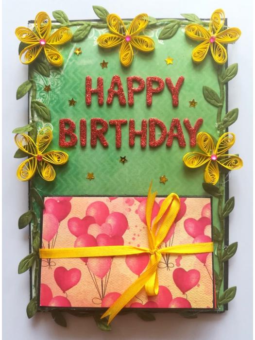 Birthday Mini Scrapbook Greeting Card