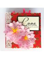 Love Mini Scrapbook Handmade Gift