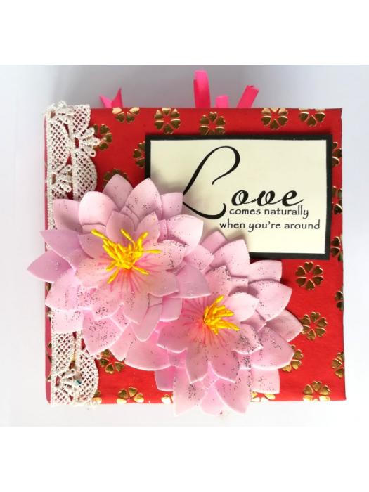 Love Mini Scrapbook Handmade Gift