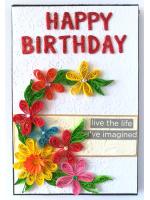 Birthday Mini Scrapbook Greeting Card