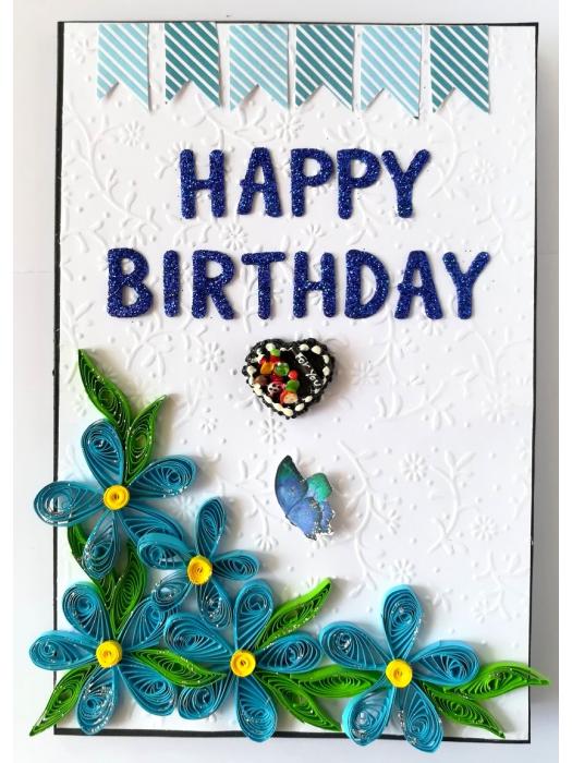 Birthday Mini Scrapbook Greeting Card image