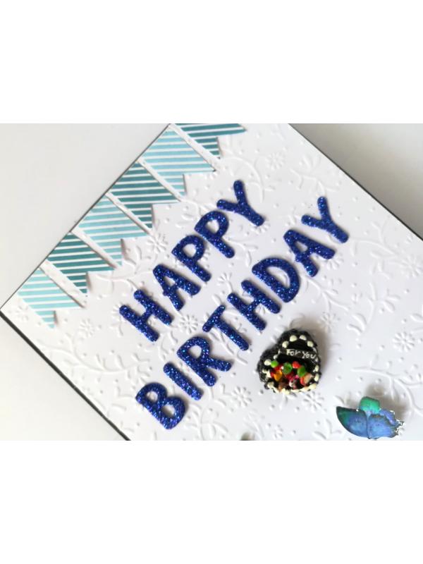 Birthday Mini Scrapbook Greeting Card image