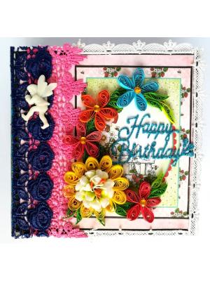 Quilled Birthday Handmade Scrapbook Quilled Birthday Handmade Scrapbook