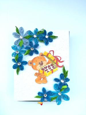 Card With Drawer Gift Greeting Card - D 14 Card With Drawer Gift Greeting Card - D 14