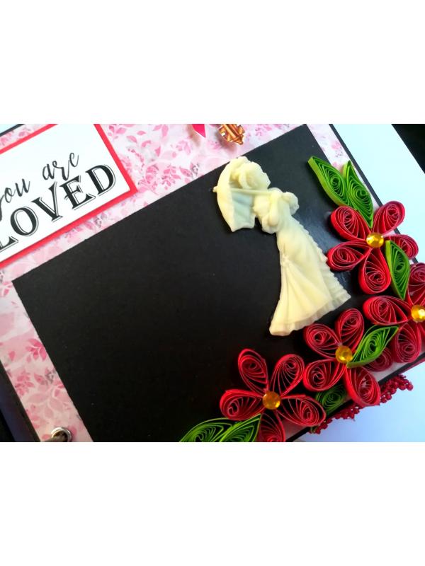 Love and Birthday Handmade Scrapbook - DESIGN 1