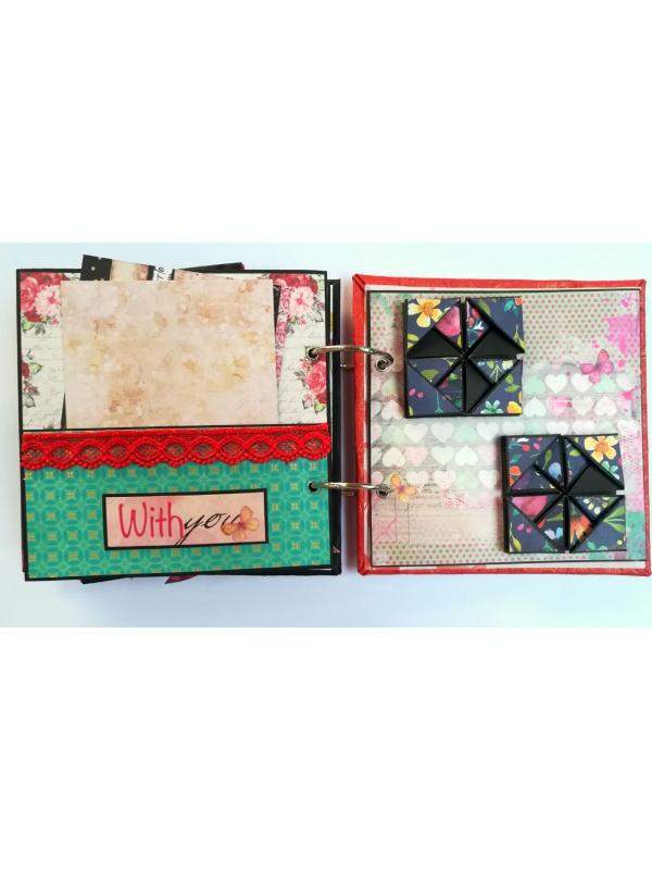 Love and Birthday Handmade Scrapbook - DESIGN 1