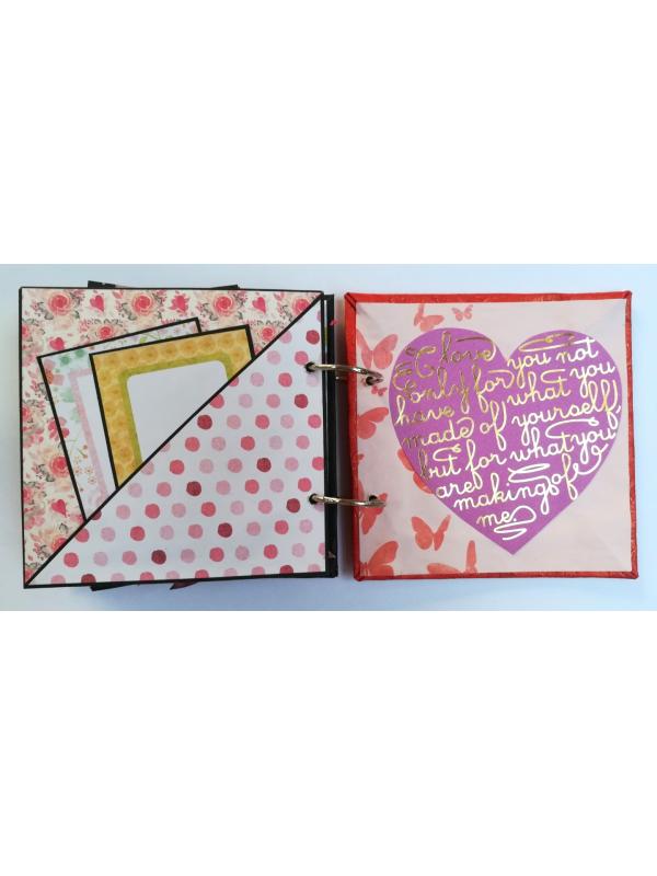 Love and Birthday Handmade Scrapbook - DESIGN 1 image