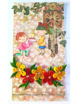 Quilled Design All Occassion Greeting Card Quilled Design All Occassion Greeting Card