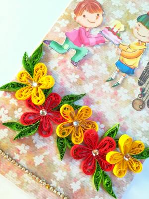 Quilled Design All Occassion Greeting Card Quilled Design All Occassion Greeting Card