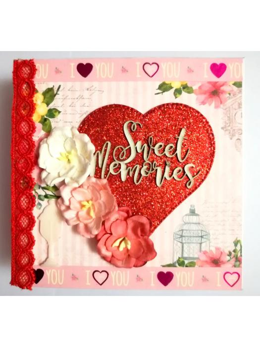 Sweet Memories Love Valentine Scrapbook