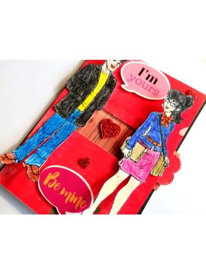 Me to You Proposal Slider Handmade Greeting Card