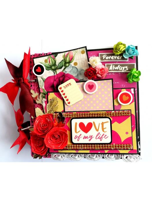 Valentine Together Forever Handmade Love Scrapbook image