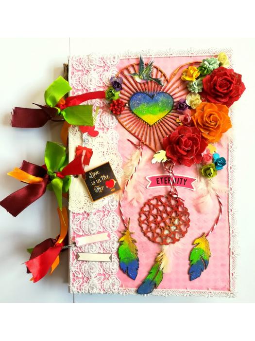 Dream Catcher Love Handmade Scrapbook image