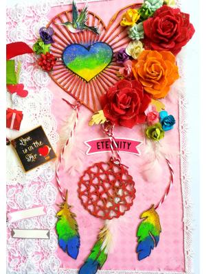 Dream Catcher Love Handmade Scrapbook Dream Catcher Love Handmade Scrapbook
