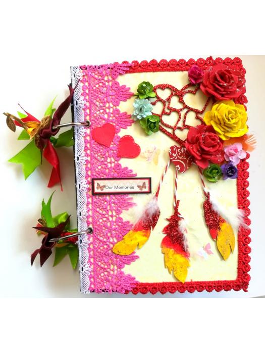 Dream Catcher Love Handmade Scrapbook