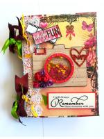 Handmade Birthday Quilled Scrapbook