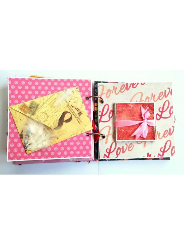 Some Love Moments Handmade Scrapbook Valentine gift image