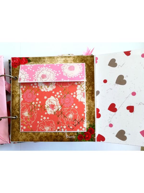 Some Love Moments Handmade Scrapbook Valentine gift