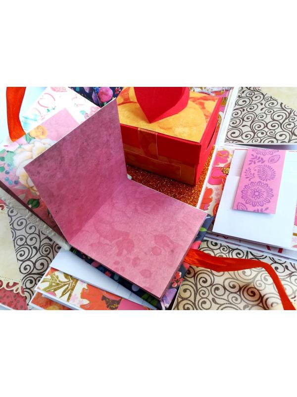 Love and Birthday Explosion Box with box and a mini booklet GIFT