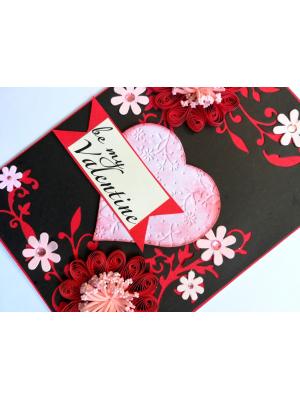 Be my Valentine Handmade Greeting Card