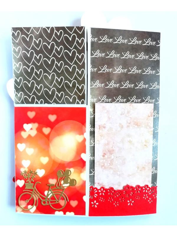 Valentine Card In A Box Pop up Handmade Gift image