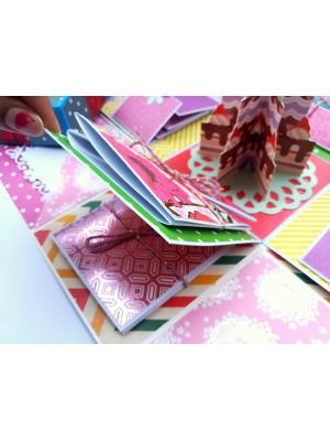 Happy Birthday Explosion box card gift Happy Birthday Explosion box card gift