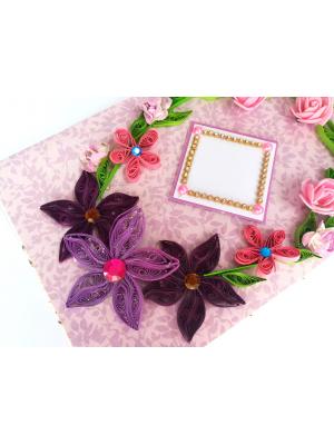 Purple Themed Greeting Card Purple Themed Greeting Card