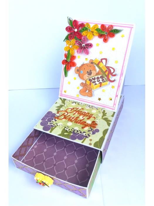 Card With Drawer Gift Greeting Card