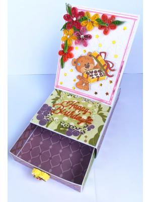 Card With Drawer Gift Greeting Card Card With Drawer Gift Greeting Card