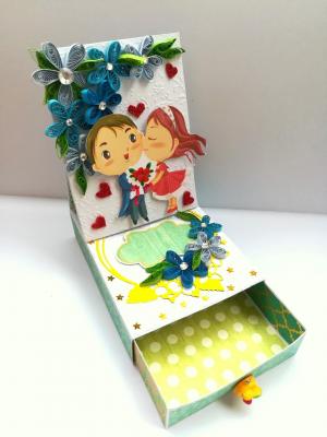 Card With Drawer Gift Greeting Card Card With Drawer Gift Greeting Card