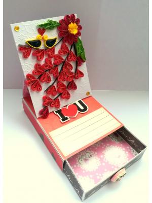 Love Card With Drawer Gift Greeting Gift Love Card With Drawer Gift Greeting Gift