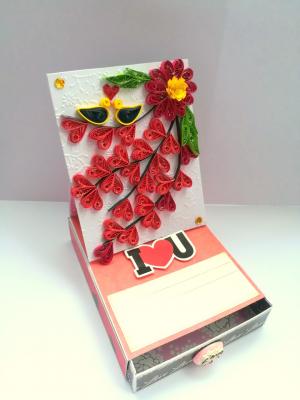 Love Card With Drawer Gift Greeting Gift Love Card With Drawer Gift Greeting Gift