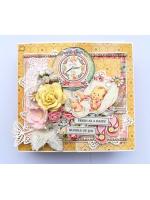 Sparkling Baby Girl Handmade Scrapbook Album