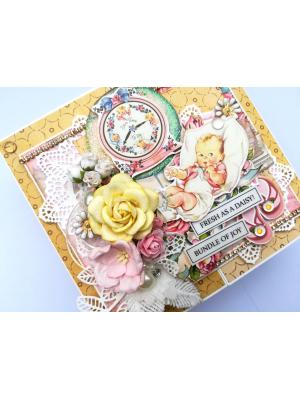 Sparkling Baby Girl Handmade Scrapbook Album