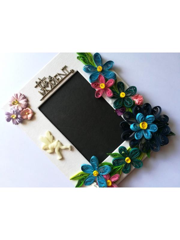 Quilled Moment In Time Handmade Photo Frame image