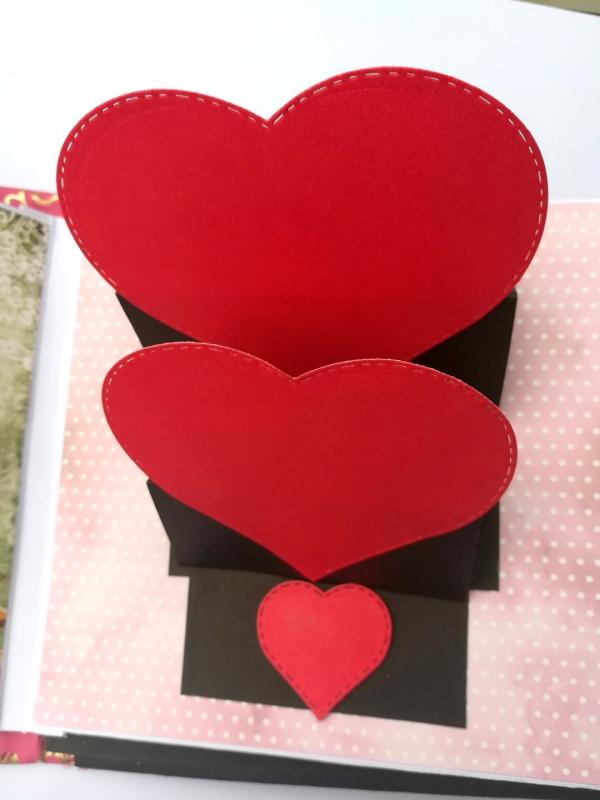Love and Birthday Handmade Quilled Scrapbook