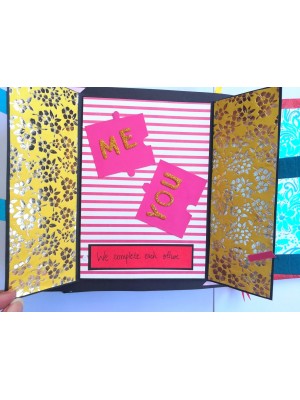 Male Birthday Origami Scrapbook