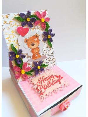 Card With Drawer Gift Greeting Card Card With Drawer Gift Greeting Card