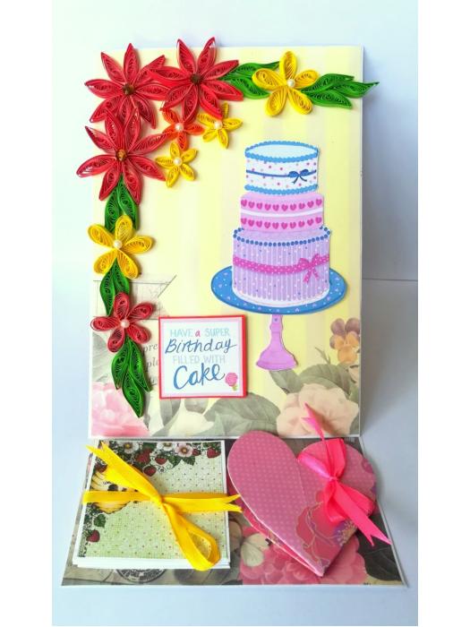 Cut The Cake Birthday Greeting Card