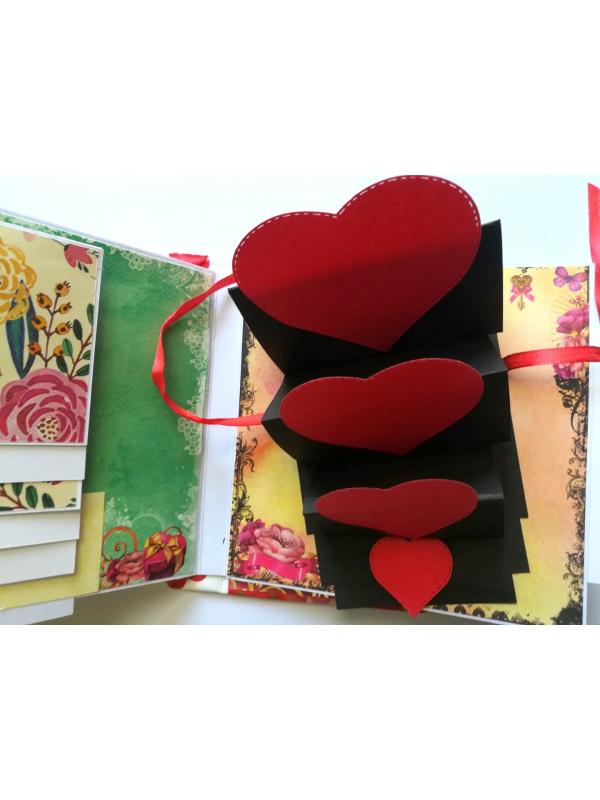 Love and Birthday Handmade Scrapbook